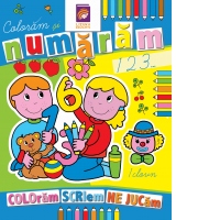 Coloram si numaram. Carte de colorat