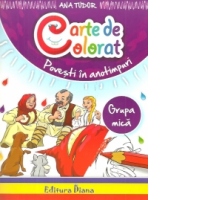 Carte de colorat - povesti in anotimpuri - 3-4 ani