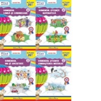 Set patru carti A4 (4-5 ani) - 2015 - color - grupa mijlocie