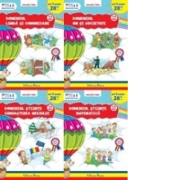 Set patru carti A4 (5-6 ani) - 2015 - color - grupa mare