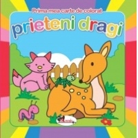 Prieteni dragi - prima mea carte de colorat