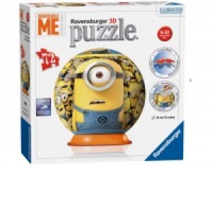 Puzzle 3D Minions 72, Piese