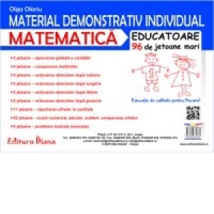 Material demonstrativ individual - Matematica - Educatoare 96 de jetoane mari