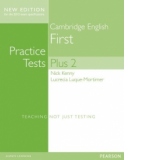 Cambridge Practice Tests Plus New Edition 2014 First Students Book with Key