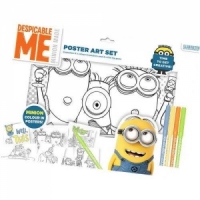 Set de colorat Mega poster MINIONS