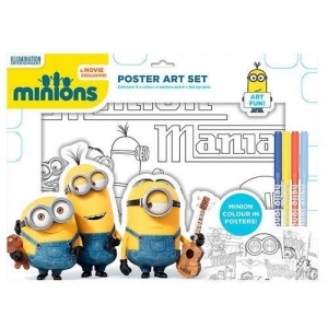 Set maxi poster de colorat MINIONS - Minion Mania Collection