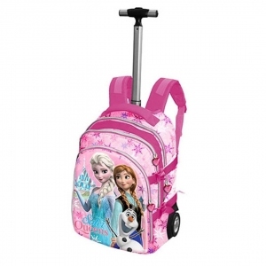 Trolley Premium LUX Disney Frozen - Elsa, Anna si Olaf