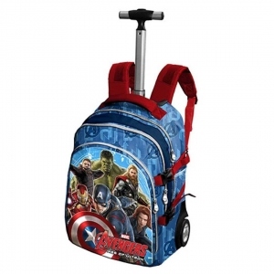Ghiozdan Trolley pentru scoala Eroii Avengers Lux