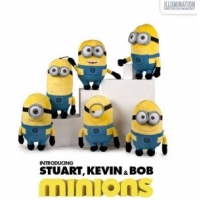 Jucarie de Plus Soft PREMIUM  Minions clasic - 28 cm