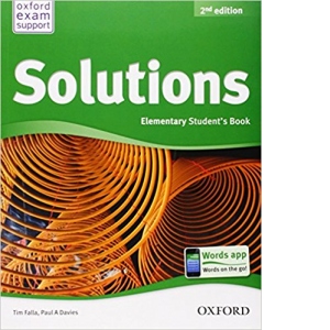 Solutions Elementary Students Book Second Edition