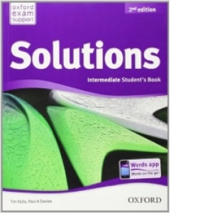 Solutions Intermediate Student Book Second Edition