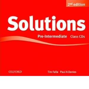 Solutions Pre-Intermediate Class Audio  (3 CDs) Second Edition