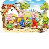 Puzzle 20 piese Maxi Three Little Pigs 02184