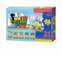 Puzzle educativ Tren E135