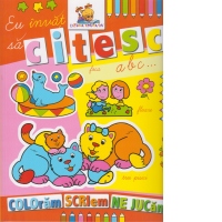 Eu invat sa citesc. Carte de colorat