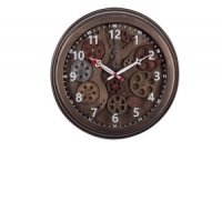 Ceas metalic de perete Gear