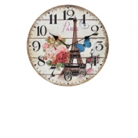 Ceas de lemn de perete Paris