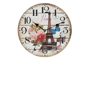 Ceas de lemn de perete Paris
