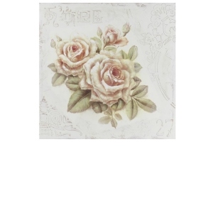 Tablou Canvas Summer Roses, 80x80cm