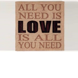 Tablou textil Love is all you need