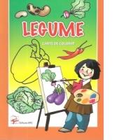 Legume. Carte de colorat
