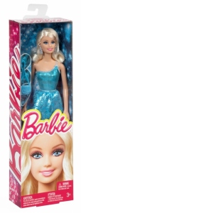 Papusa Barbie - Albastru - T7580-BCN34