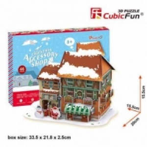 Christmas Accessory Shop - Puzzle 3D - 46 piese