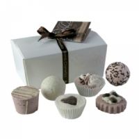 Set cadou sare de baie Chocolate Ballotin