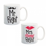 Set Cani Mr Right Mrs Always Right