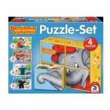 Set de puzzle-uri cu elefantelul Benjamin