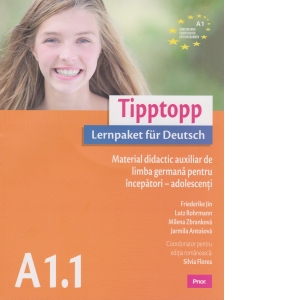 Tipptopp A1.1 – Material didactic auxiliar de limba germana pentru incepatori – adolescenti A1.1 poza bestsellers.ro