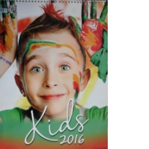 Calendar de perete 2016 cu imagini Kids 31x42.5 cm, 7 file, spiralat (KI024)