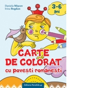 Carte de colorat cu povesti romanesti (3-6 ani)