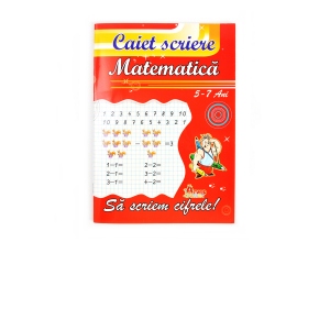Sa Scriem Cifrele! Caiet De Scriere Pentru Matematica 5-7 Ani