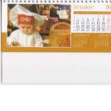 Calendar de birou 2016 Kids, 6 file, 23x11 cm