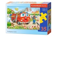 Puzzle 35 piese Echipa de pompieri 35106