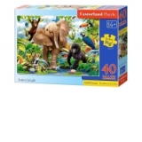 Puzzle 40 piese Maxi Junior Jungle 40124