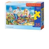 Puzzle 35 piese Mica sirena 35052