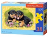 Puzzle 35 piese Little Rottweilers 35205