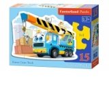 Puzzle 15 piese Funny Crane Truck 15108
