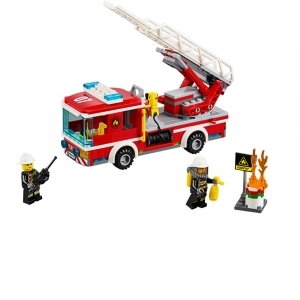 Camion de pompieri cu scara (60107)
