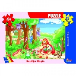 Vezi detalii pentru Puzzle 35 piese - Scufita Rosie