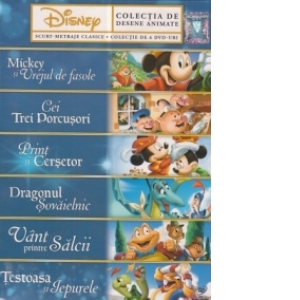 Disney Colectia de desene animate - Scurt-metraje clasice - Colectie de 6 DVD-uri