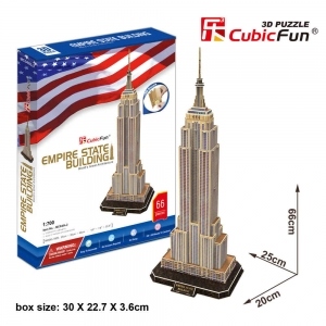 Empire State Building SUA (var2) - Puzzle 3D - 66 de piese