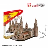 Catedrala Santiago de Compostela Spania - Puzzle 3D - 101 piese