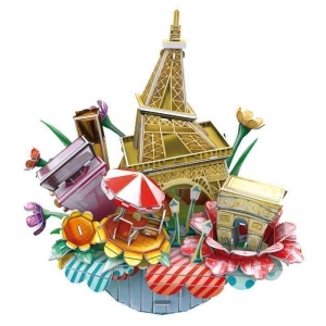City Scape Paris - Puzzle 3D - 74 de piese