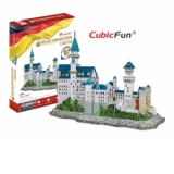 Castelul Neuschwanstein Germania (var2) - Puzzle 3D - 121 de piese