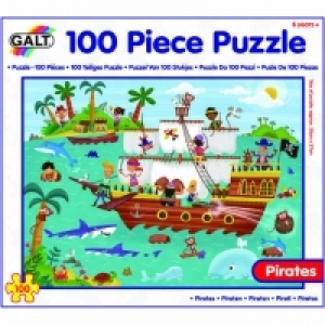 Puzzle - Calatoria piratilor (100 piese)