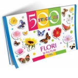500 Stickere - Flori si Fluturi