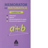 Memorator de matematica (clasele V-VIII)